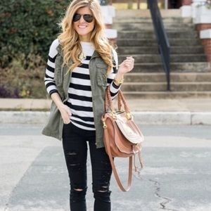 Olive utility jacket